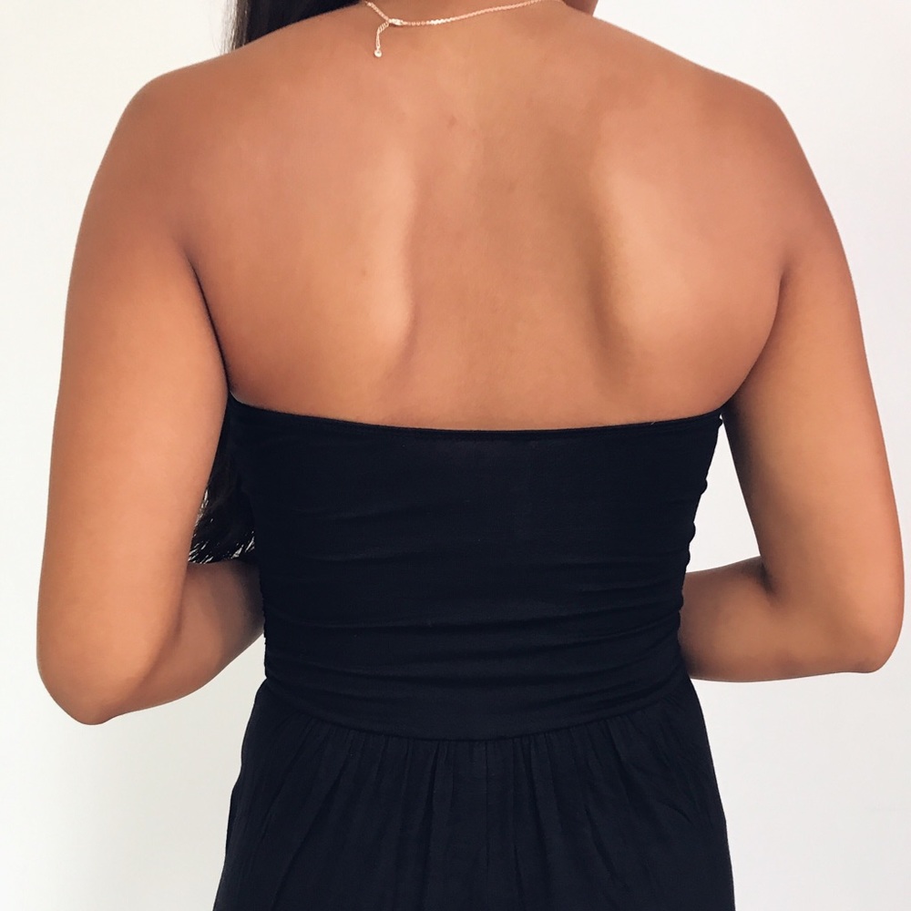 LAST 🆕 Genesis - Black Tube Top Jumpsuit - Picture 6 of 7